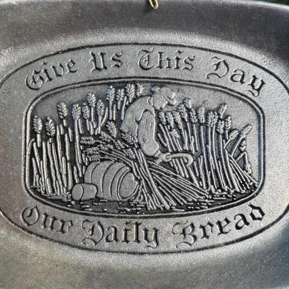 Wilton Columbia RWP Pewter Give Us This Day Our Daily Bread Tray Mount Joy PA